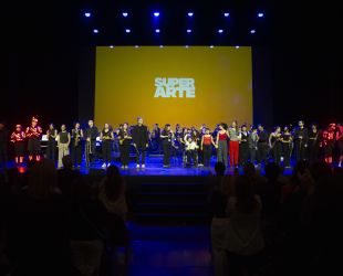 Foto de los artistas de la Gala SuperArte