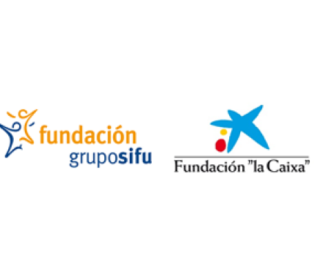 Logos Fundación Grupo SIFU y Fundación "la Caixa"
